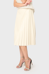 Dolce Cabo Vegan Leather Midi Skirt