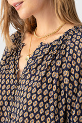 Sanctuary Blouson Sleeve Soft Blouse