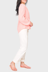 Meadow Bracelet Sleeve V-Neck Gauze Top