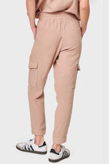 Essential Cotton Gauze Cargo Jogger