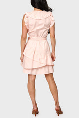 Ruffles for Days Wrap Dress With Belt