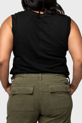 Sanctuary Traveler Twist Sleeve Tee