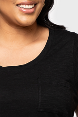 Sanctuary Traveler Twist Sleeve Tee