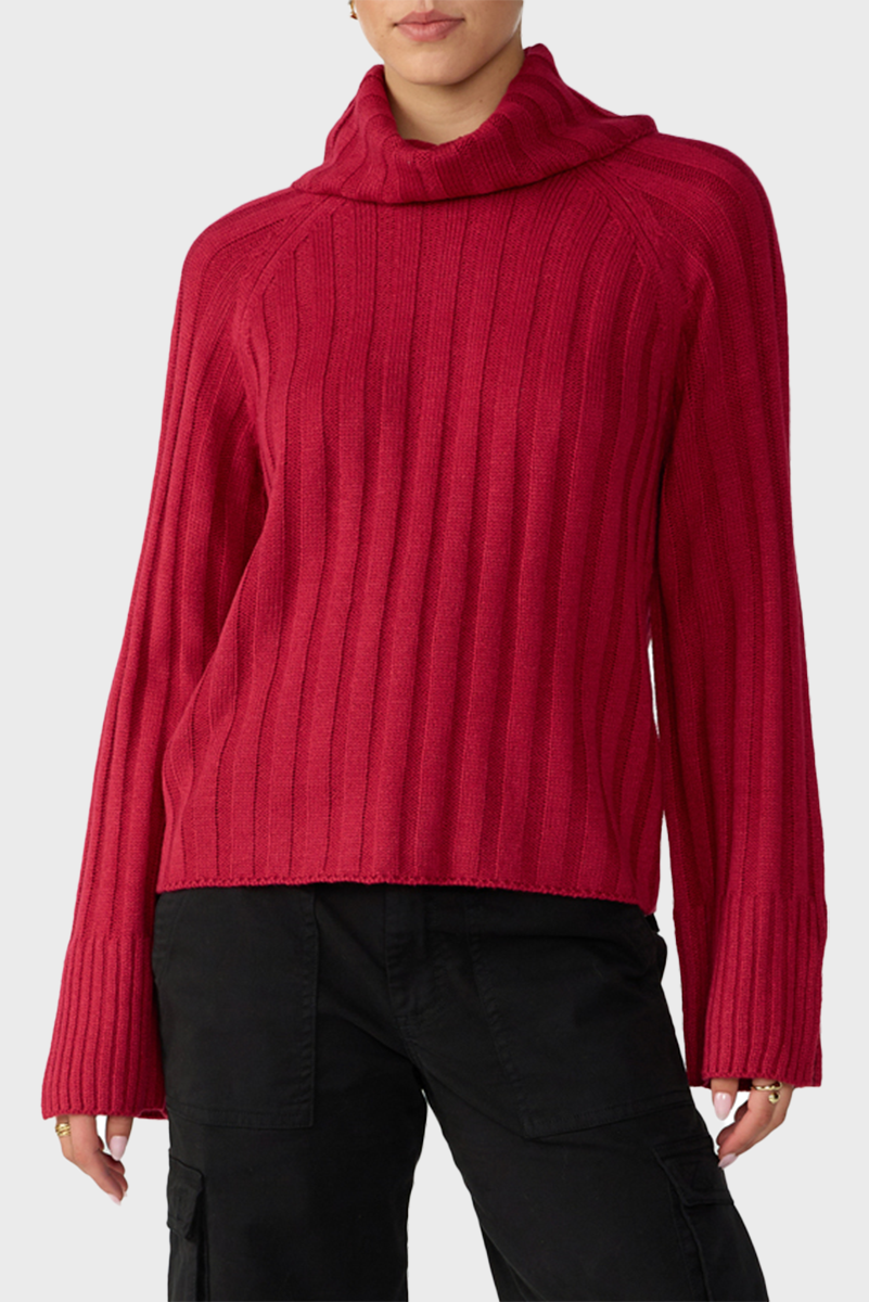 Sanctuary roll top neck sweater