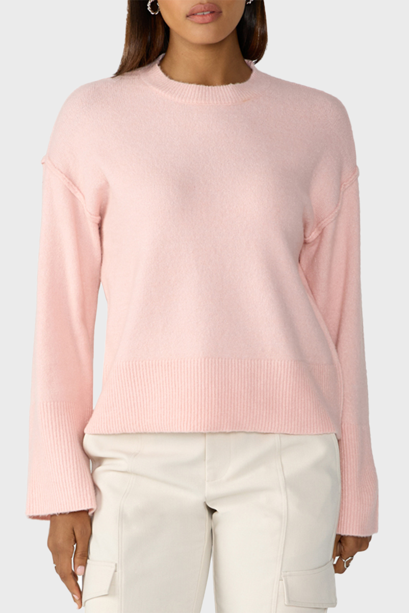 Sanctuary Sundays Sweater Porcelain Pink XXS