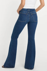 Good American Pull On Flare Jeans