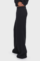Good American Brushed Fleece Wide Leg Pant