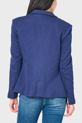 Double Breasted Blazer in Navy Peacoat