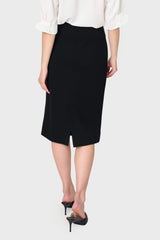 Notch Midi Skirt