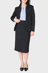 Notch Midi Skirt