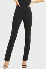 Front of women wearing the Good American Scuba Flare Pants