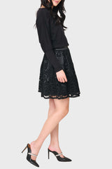 Lovely In Lace Box Pleat Skirt