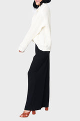 Turtleneck Chunky Rib Relaxed Sweater