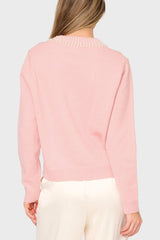 Soiree Sweater With Pearl Embellished Collar