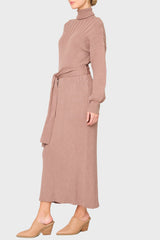 Turtleneck Maxi Sweater Dress