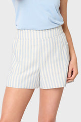 Wide Leg Short with Elastic Waistband