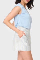 Wide Leg Short with Elastic Waistband