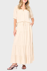 Tiered Ultra Maxi Skirt
