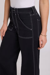 NYDJ Mia Palazzo Jeans in Black