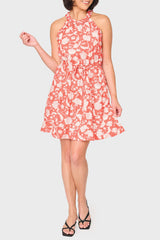 Khloe Ruffle Halter Dress