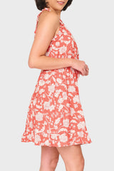 Khloe Ruffle Halter Dress
