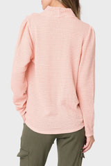 Surplice Open Weave Sweater