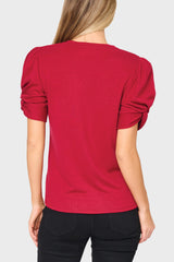 Twist Sleeve Luxe Tee