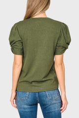 Twist Sleeve Luxe Tee