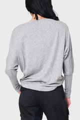 Slouchy Luxe Open Neck Sweater