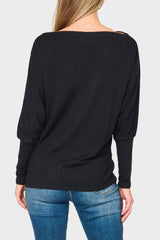 Slouchy Luxe Open Neck Sweater