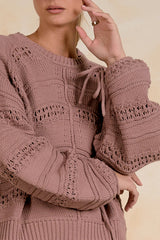 Elan Belle Sweater Cinnamon