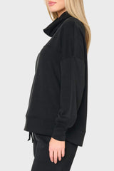 Cloud Scuba Mock Neck Everywhere Top