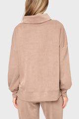 Cloud Scuba Mock Neck Everywhere Top