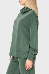 Cloud Scuba Mock Neck Everywhere Top