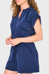 Cloud Scuba Everywhere Notch Neck Top