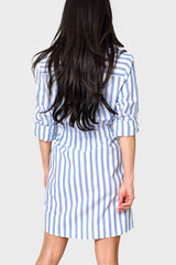 Shirtdress With Drawstring Waist