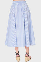 Amanda Smocked Back Midi Skirt