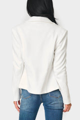 Stretch Knit Moto Jacket