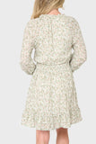Wanderlust Long Sleeve Crochet Trim Dress