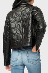 Dolce Cabo Vegan Leather Quilted Jacket