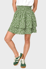 Isla Smocked Waist Day Skirt