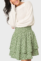 Isla Smocked Waist Day Skirt