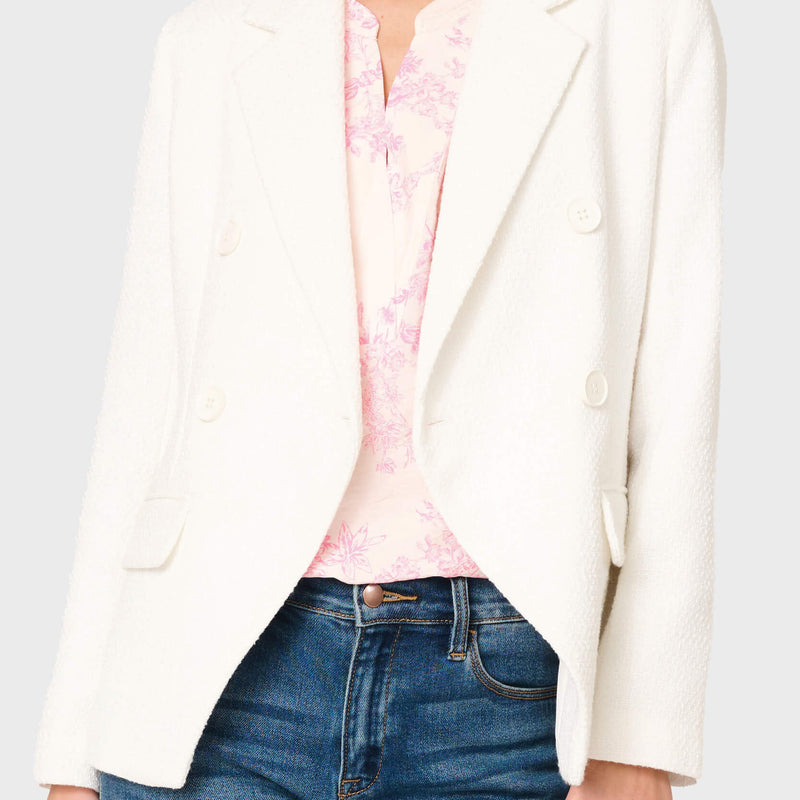 Boucle Double Breasted Blazer