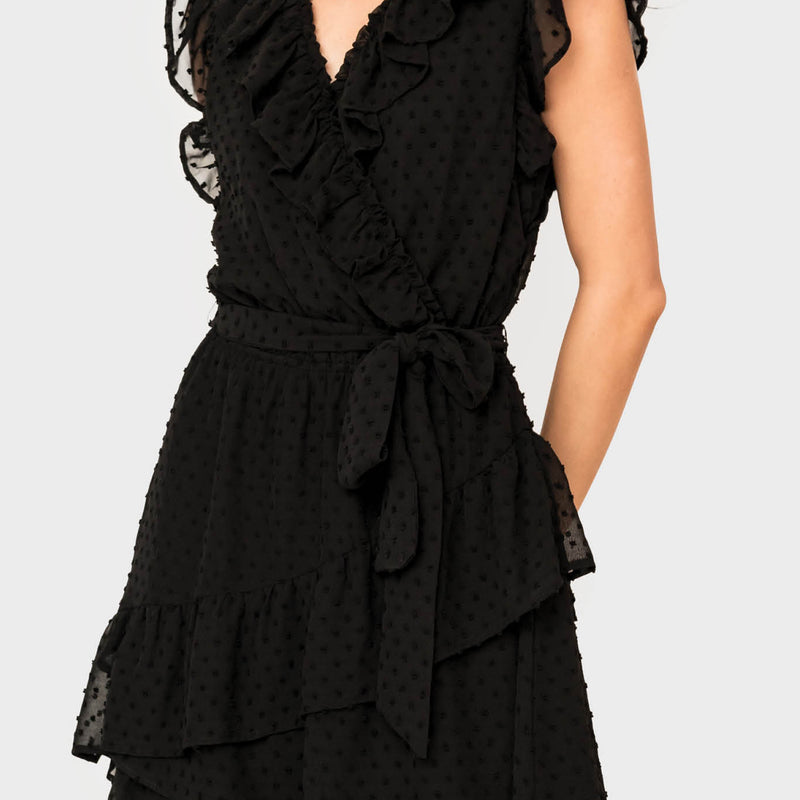 Ruffles for Days Wrap Dress with Belt