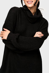 Cowl Neck Blouson Sleeve Soft Luxe Sweater