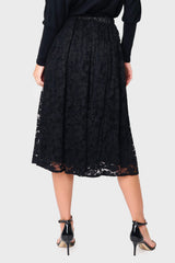 Party Lace Midi Skirt