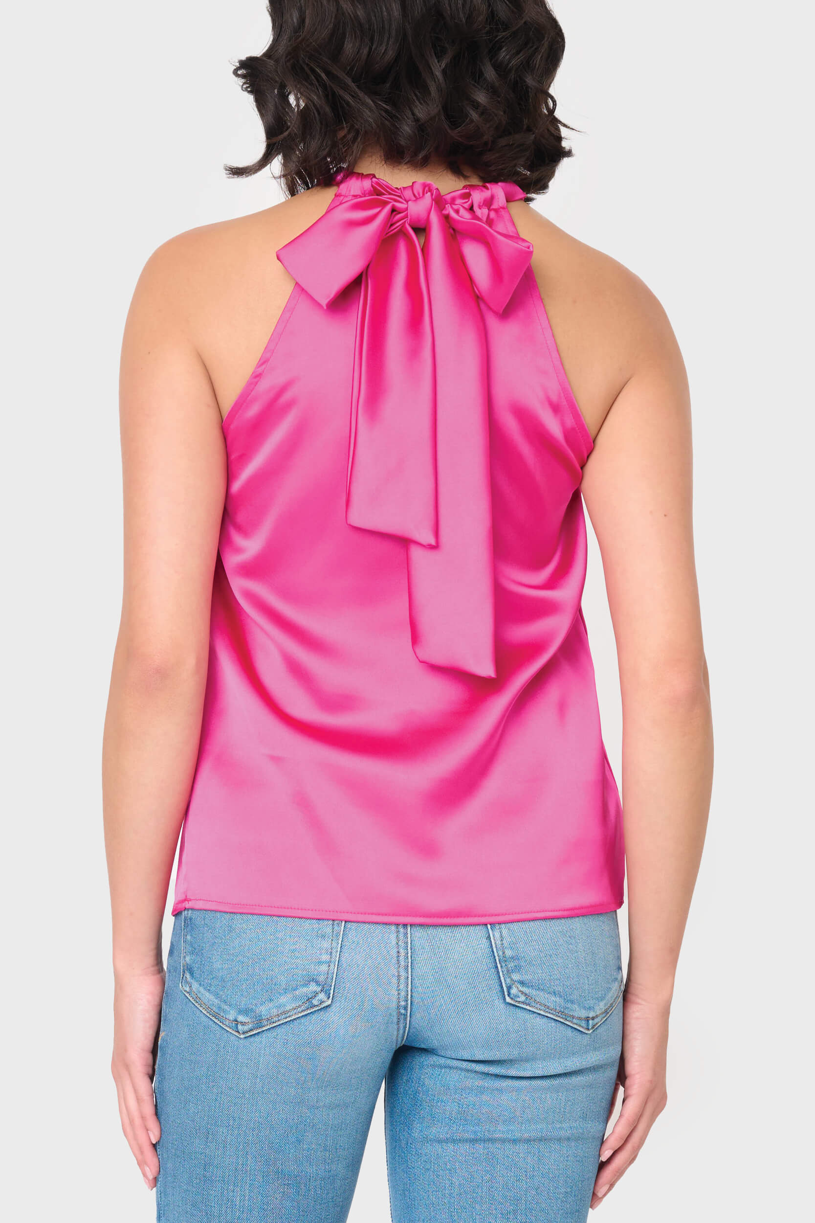 Twist Neck Halter Top Gibsonlook
