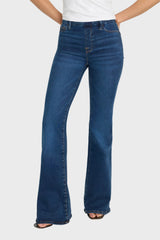 Good American Pull On Flare Jeans