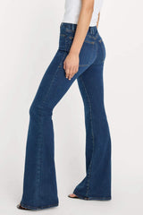 Good American Pull On Flare Jeans