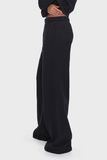 Good American Brushed Fleece Wide Leg Pant